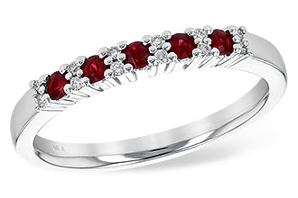 A227-19631: LDS WED RG .22 RUBY .29 TGW