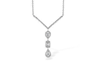 A309-95031: NECK .04 BAGUETTE .50 TW