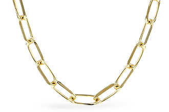 A310-87804: PAPERCLIP MD (24IN, 3.10MM, 14KT, LOBSTER CLASP)