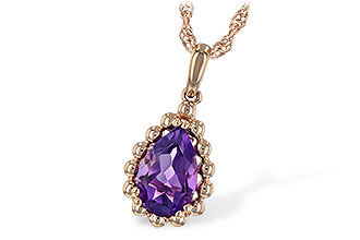 B226-31431: NECKLACE 1.06 CT AMETHYST