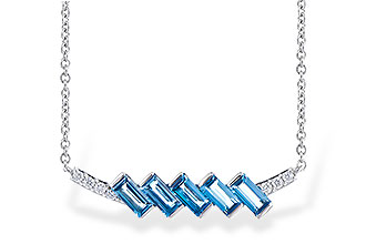 B309-98704: NECK .75 LONDON BLUE TOPAZ .80 TGW