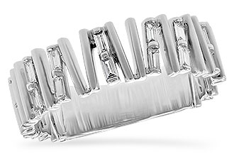 C227-23195: LDS DIA WED RG .24 TW BAGUETTES