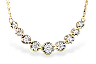 C227-23204: NECKLACE .25 TW (18")