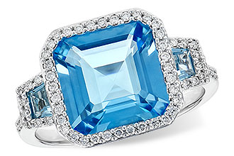 C227-25958: LDS RG 4.40 TW BLUE TOPAZ 4.60 TGW