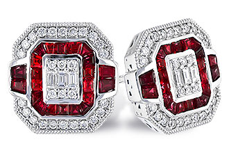 C309-97758: EARR .80 RUBY TW 1.05 TGW