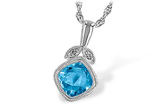 D223-61404: NECK 1.05 BLUE TOPAZ 1.06 TGW