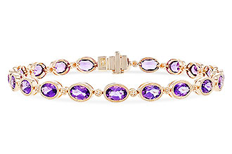 D310-84158: BRACELET 6.86 TW AMETHYST 6.90 TGW