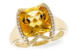 E310-86904: LDS RG 3.74 CITRINE 3.85 TGW (10MM CIT)