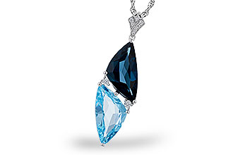 E311-75049: NECK 6.87 BLUE TOPAZ 6.97 TGW