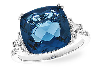 F310-85985: LDS RG 9.00 LONDON BLUE TOPAZ 9.25 TGW (12MM LBT)
