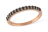 H222-68722: LDS WED RG .27 BROWN DIAS TW