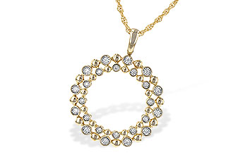 H227-23194: NECKLACE .12 TW