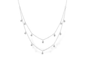 H310-83258: NECKLACE .22 TW (18 INCHES)
