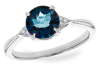 H310-86849: LDS RG 1.60 LONDON BLUE TOPAZ 1.62 TGW (7MM RD)