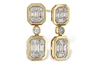 H311-73240: EARRINGS .38 BAG .45 TW