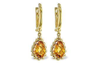 K226-31431: EARR 1.40 CITRINE TW