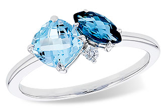 K310-84131: LDS RG 1.49 TW BLUE TOPAZ 1.52 TGW