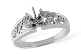 L042-66849: LDS SEMI DIA RG .04 TW
