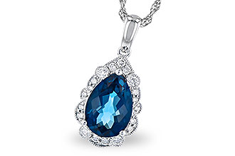 L309-97803: NECK 2.25 LONDON BLUE TOPAZ 2.40 TGW