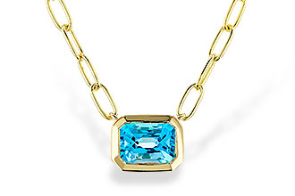 L311-78712: NECKLACE 1.20 SWISS BLUE TOPAZ (18")