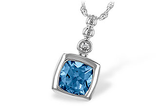 M226-32312: NECK 1.45 BLUE TOPAZ 1.49 TGW