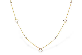M311-75049: NECKLACE .20 TW (18")